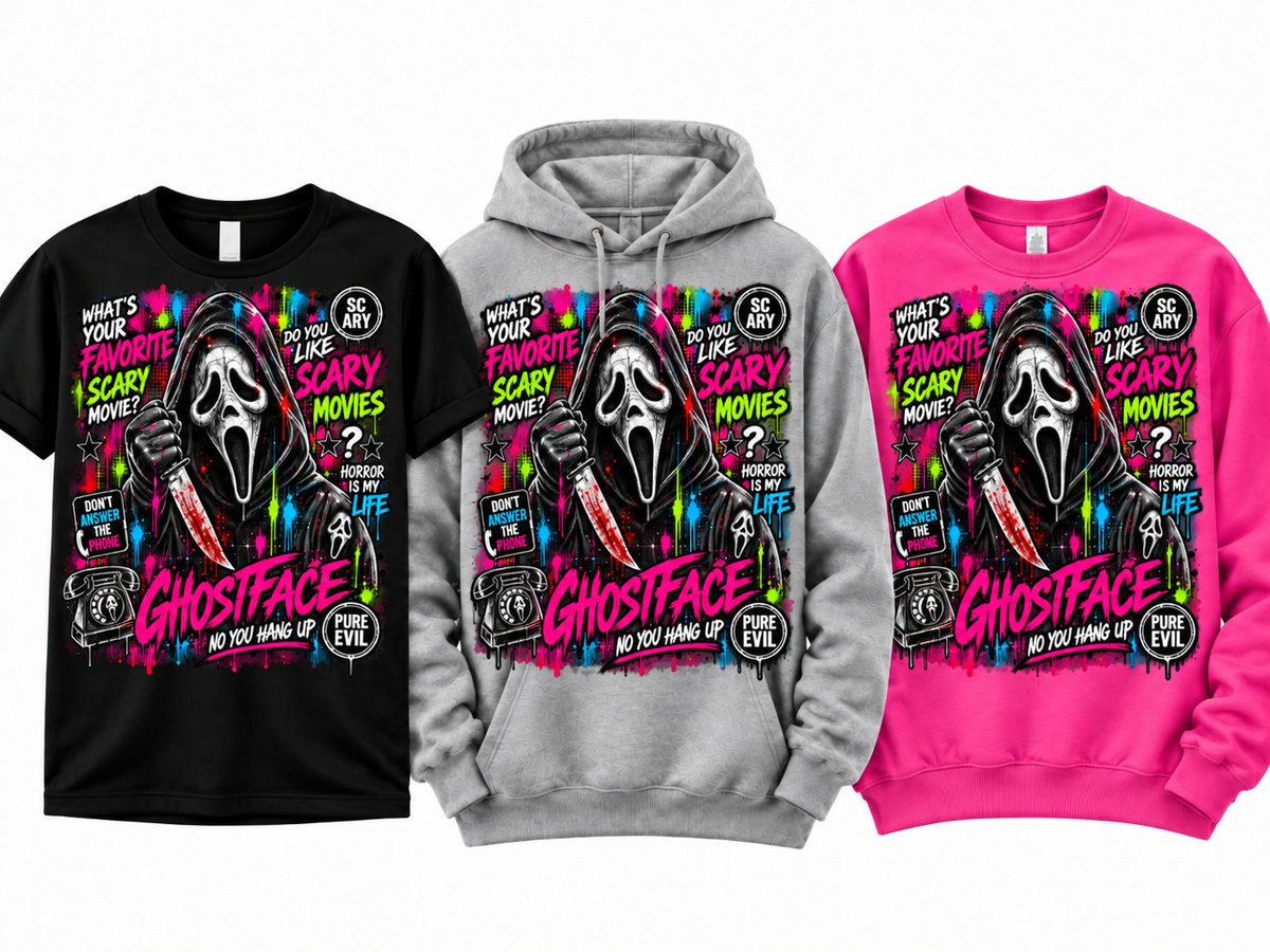 Ghostface Neon Horror