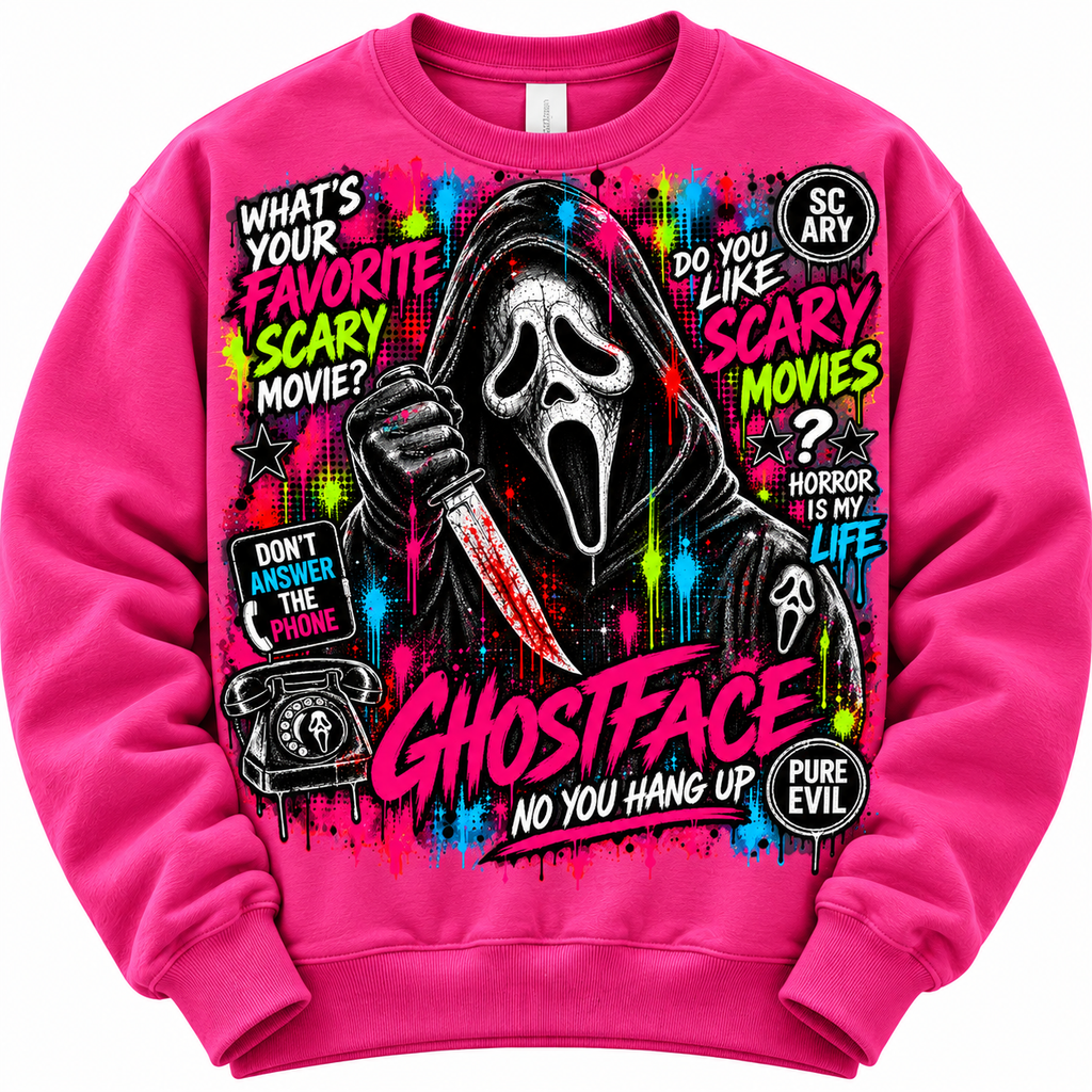Ghostface Neon Horror