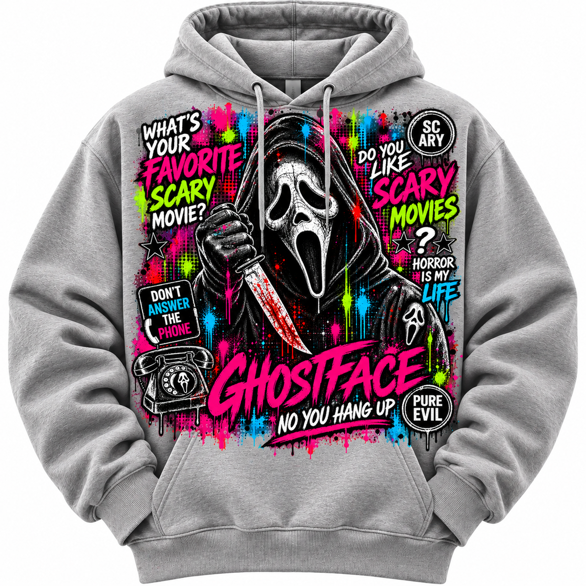 Ghostface Neon Horror