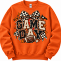 Game Day Football (checkered bow)